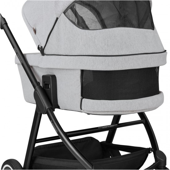 ABC Design Samba 3 in 1 i-Size Travel System + Isofix Base Bundle, Mineral