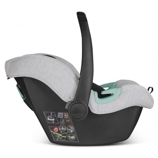 ABC Design Samba 3 in 1 Travel System Bundle, Mineral ABC Design Samba 3 in 1 Travel System Bundle, Mineral