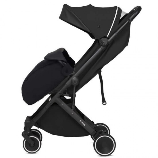 Anex Air-X Premium Compact Stroller with Carry Bag, Black