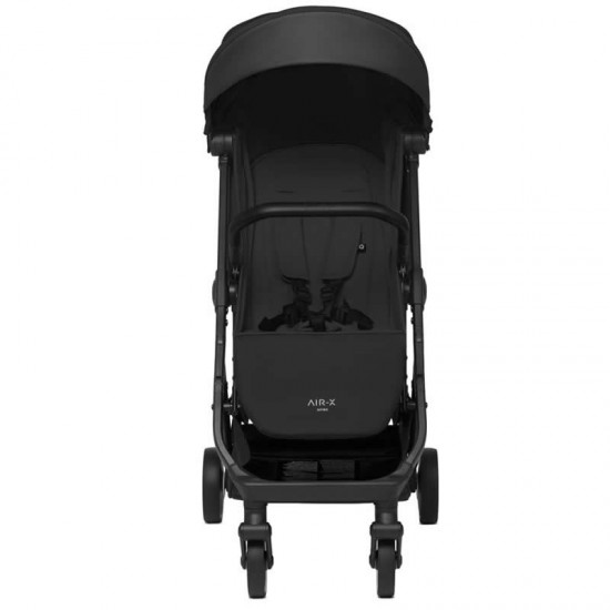 Anex Air-X Premium Compact Stroller with Carry Bag, Black