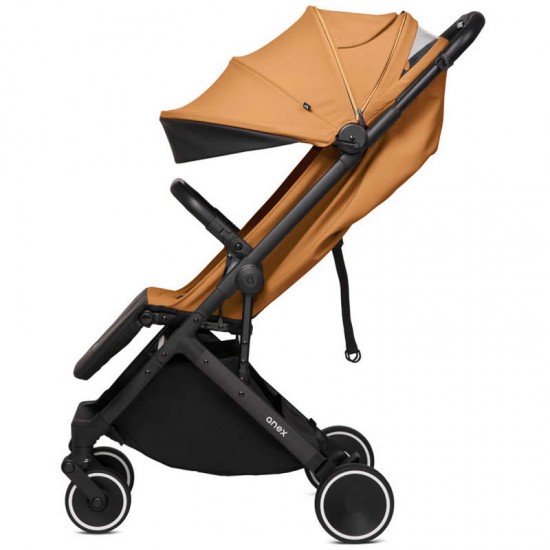 Anex Air-X Premium Compact Stroller with Carry Bag, Toffee