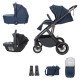 Babymore Chia Coco Travel System Bundle, Midnight Blue Babymore Chia Coco Travel System Bundle, Midnight Blue