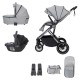Babymore Chia Coco Travel System Bundle, Pearl Grey Babymore Chia Coco Travel System Bundle, Pearl Grey