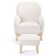 Babymore Freya Nursing Chair with Footstool, Cream