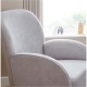 Babymore Freya Nursing Chair with Footstool, Grey