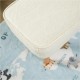 Babymore Ida Nursing Chair with Footstool, Off White Bouclé