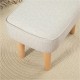 Babymore Ida Nursing Chair with Footstool, Cashmere
