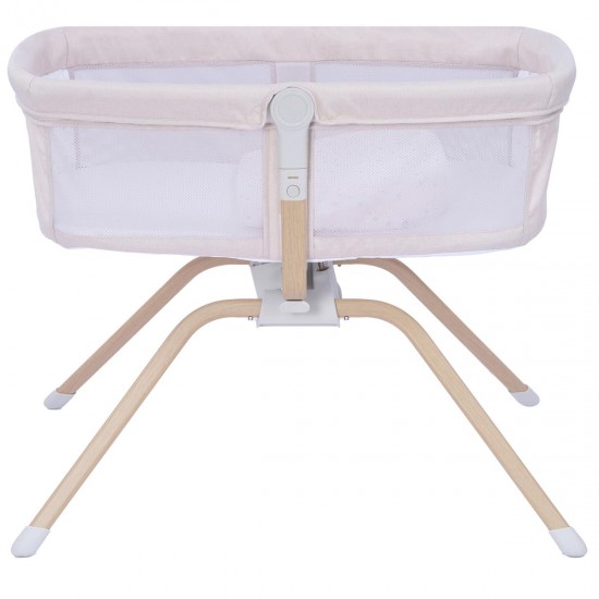 Babymore Air Motion Gliding Crib, Cream