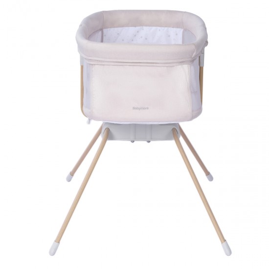 Babymore Air Motion Gliding Crib, Cream