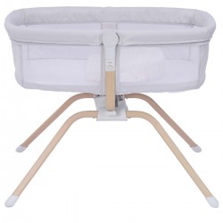 Babymore Air Motion Gliding Crib, Grey