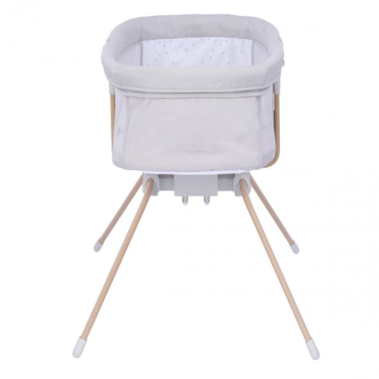 Babymore Air Motion Gliding Crib, Grey