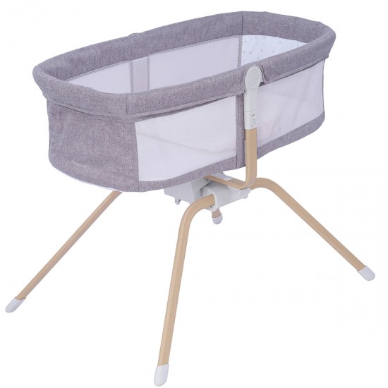 Babymore Air Motion Gliding Crib, Slate