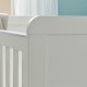 Babymore Caro Mini Cot Bed, White Wash