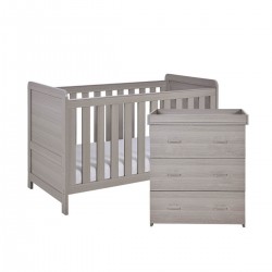 Babymore Caro 2 Piece Room Set, Grey Wash