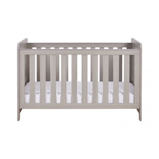 Babymore Caro Cot Bed, Grey Wash