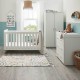 Babymore Caro 3 Piece Room Set, White Wash