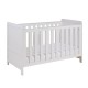 Babymore Caro Cot Bed, White Wash