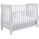 Babymore Eva Sleigh Drop Side Cot Bed, Grey