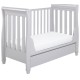 Babymore Eva Sleigh Drop Side Cot Bed, Grey