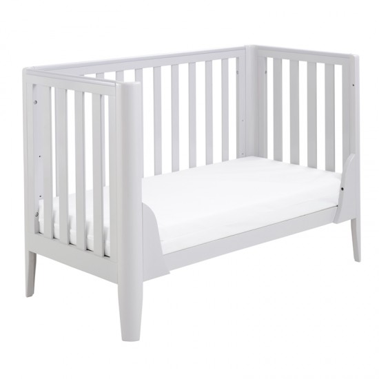 Babymore Iris Mini Cot Bed, Grey