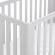 Babymore Iris Mini Cot Bed, Grey