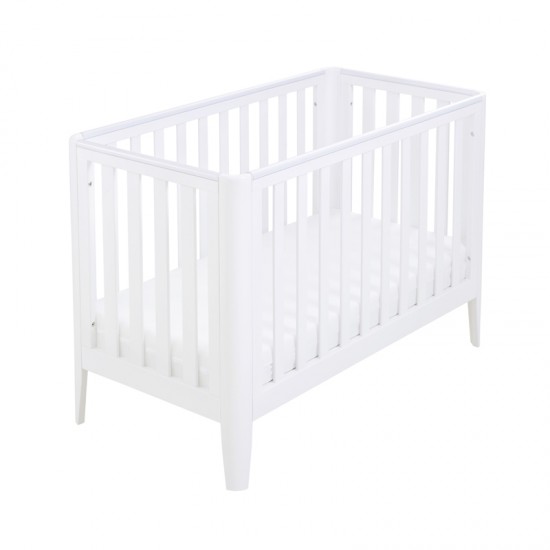 Babymore Iris Mini Cot Bed, White