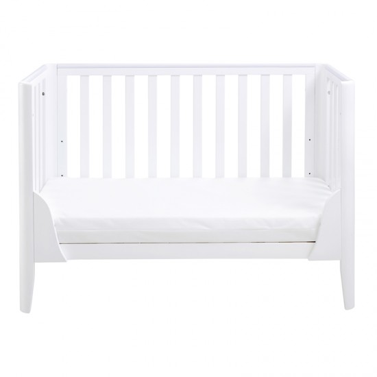 Babymore Iris Mini Cot Bed, White