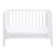 Babymore Iris Mini Cot Bed, White