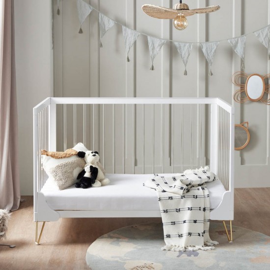 Babymore Kimi Cot Bed, Acrylic