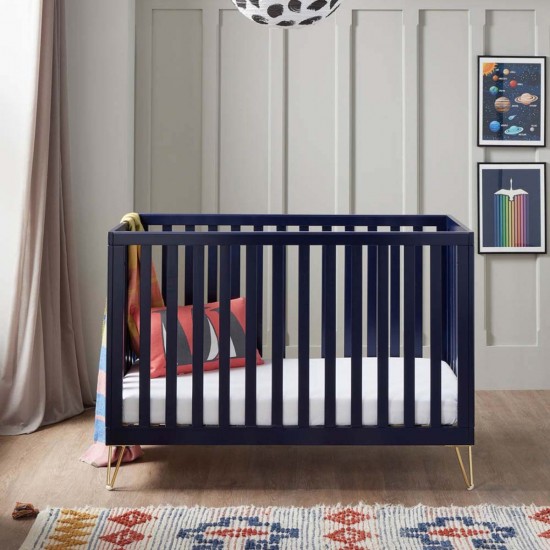 Babymore Kimi Cot Bed, Midnight