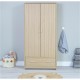 Babymore Luno Veni Wardrobe, Warm Oak