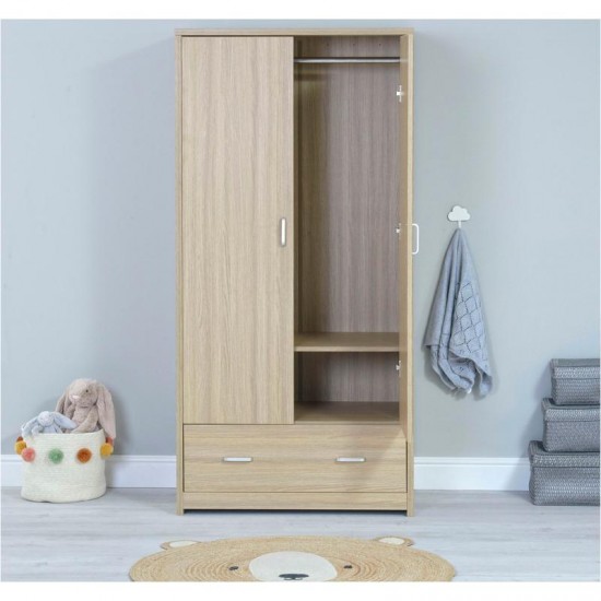 Babymore Luno 3 Piece Room Set, Warm Oak