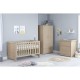 Babymore Luno 3 Piece Room Set, Warm Oak