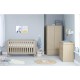 Babymore Luno 3 Piece Room Set, Warm Oak