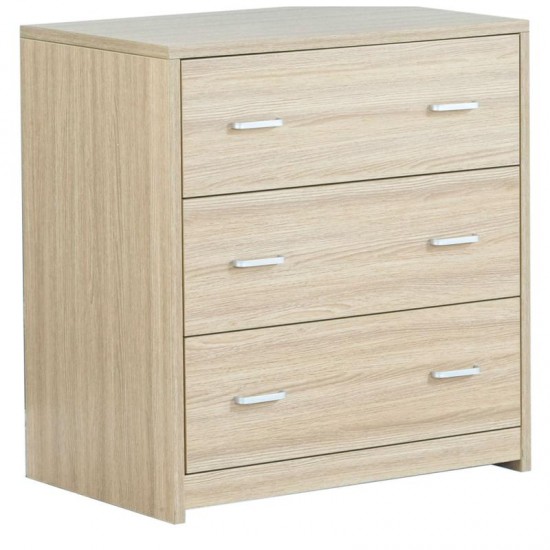 Babymore Luno 2 Piece Room Set with Drawer, Warm Oak