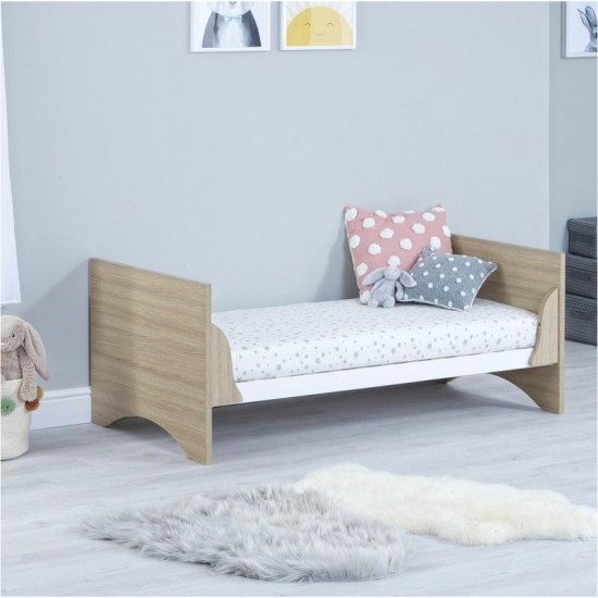 Babymore Veni 3 Piece Room Set, Warm Oak & White