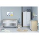 Babymore Veni 3 Piece Room Set, Warm Oak & White