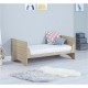 Babymore Veni Cot Bed, Warm Oak