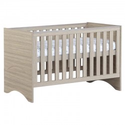 Babymore Veni Cot Bed, Warm Oak