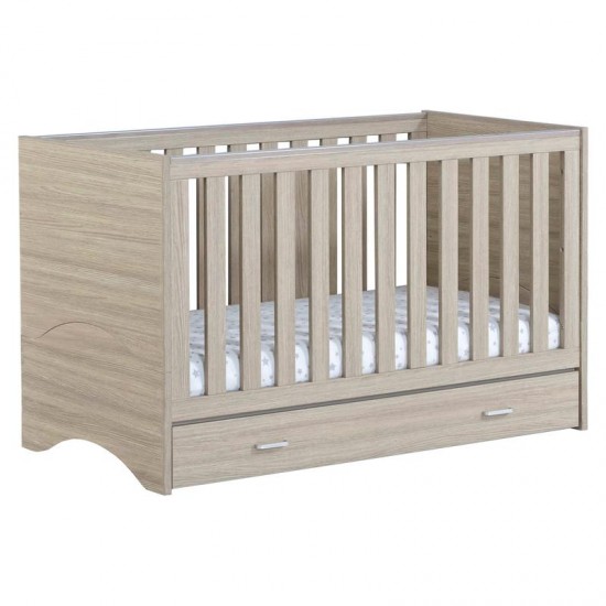 Babymore Luno Veni Cot Bed Under Drawer