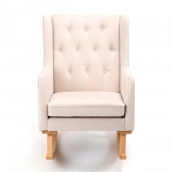 Babymore Lux Nursing Chair, Cream