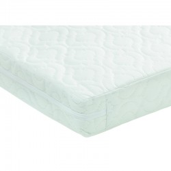 Babymore Deluxe Sprung Cot Bed Mattress, 140 x 70 x 10cm