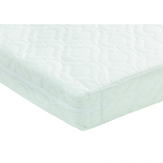 Babymore Velvet Deluxe Cot Bed, White