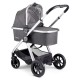 Babymore Memore V2 11 Piece Pram & Pushchair Bundle, Chrome