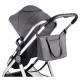 Babymore Memore V2 11 Piece Pram & Pushchair Bundle, Chrome