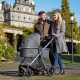 Babymore Memore V2 11 Piece Pram & Pushchair Bundle, Chrome