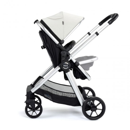 Babymore Mimi Pecan i-Size & Base Travel System, Silver