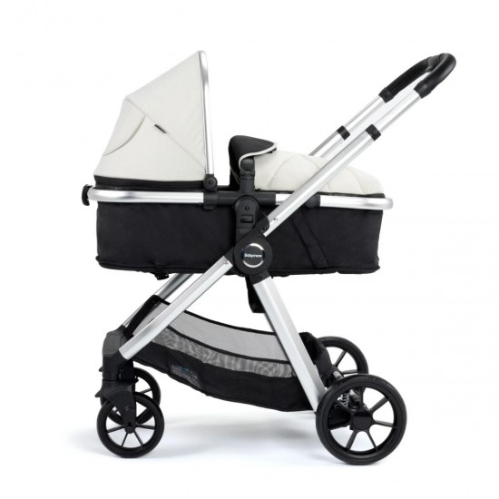 Babymore Mimi Coco with Base Travel System - Silver