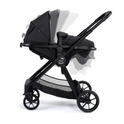 Babymore Mimi 2 in 1 Pram & Pushchair, Black