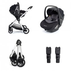 Babymore Mimi Pecan i-Size Travel System, Silver